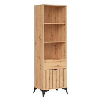 Petits Meubles Librero 1 puerta 1 caj&oacute;n tableros de aglomerado laminados madera