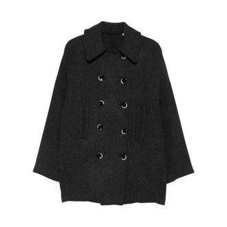Nine In The Morning Cappotto Doppio Petto in Lana - - Coats - Donna - Grigio - S