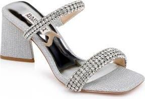 Badgley Mischka Frankie Sandal in Silver at Nordstrom Rack, Size 6.5