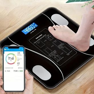 OEM Balanza Inteligente Bluetooth Recargable, Balanza De Composici&oacute;n Corporal, Balanza Electr&oacute;nica, Balanza De Ba&ntilde;o, Para Uso Dom&eacute;stico, Balanza De Salud