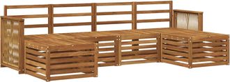 vidaXL Conjunto De Sof&aacute;s De Exterior 5 Uds. Vidaxl