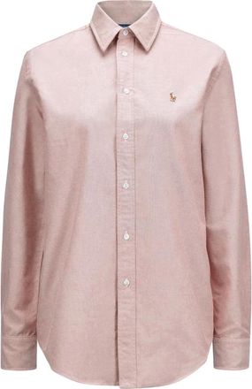Polo Ralph Lauren Dames, Blouses & Shirts, Roze, Maat: XS Katoen