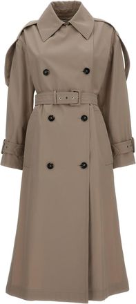Sportmax Beige Spxgocce Water Repellent Trench Coat