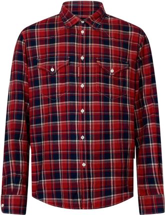 Dsquared2 Red Slim Plaid Shirt