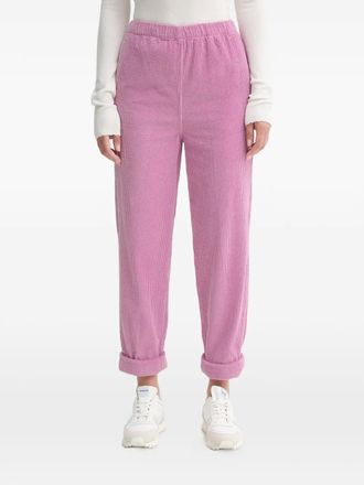 American Vintage Padow corduroy elasticated trousers - Pink