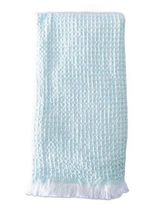 Anaya with Love 2 Tone Turkish Cotton Waffle Bath Towel in Sky Blue at Nordstrom