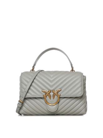 Pinko Love Bag Puff Chevron Medium Nappa Handbag