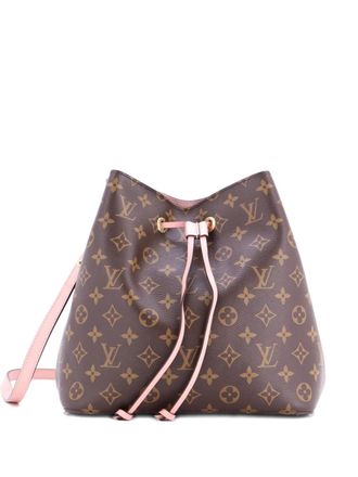 Louis Vuitton NeoNoe Handbag Monogram Canvas with Leather MM bucket bag - Brown