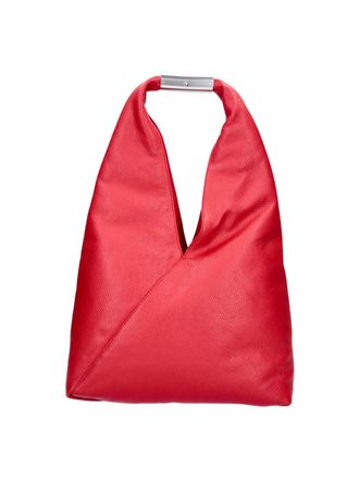 Maison Margiela Red Calf Leather Japanese Shoulder Bag