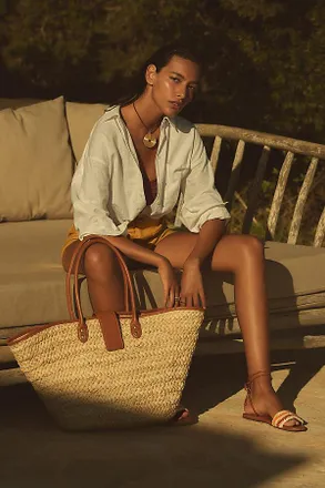 L*Space Alfie Straw Tote