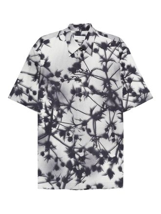 Dries Van Noten Floral Print Short-Sleeved Shirt