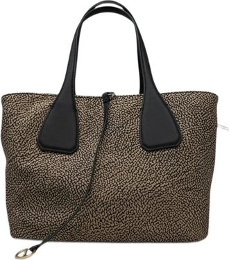 Borbonese Borsa Bauletto M - - Bags - Donna - Marrone - ONE SIZE