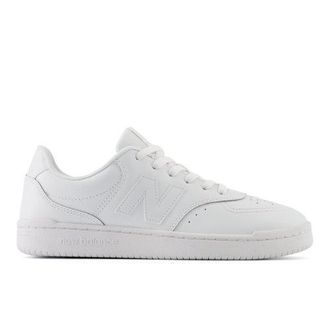 New Balance Hombre BB80 en Blanco, Cuero, Talla 37.5