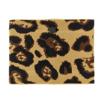 Goldbergh Goldbergh - Goldbergh Gebreide Nekwarmer met Luipaardprint - Dames - Accessoires - Veelkleurig - Maat: ONE Size