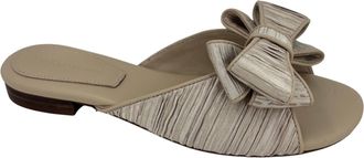 Koko + Palenki Womens Dara Flat Slide In Champagne