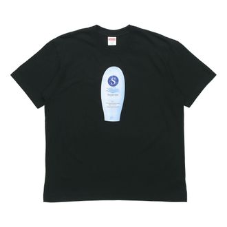 SUPREME FW19 Week 1 Super Cream Tee Short Sleeve Unisex Black SUP-FW19-211