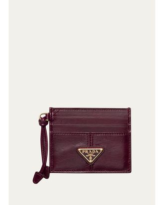 Prada Soft Lux Leather Card Case