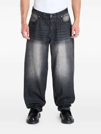Dime Jeans met vervaagd effect - Zwart