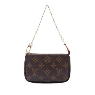 Louis Vuitton Pre-owned Mini Pochette Accessoires - Dames - Vintage Mini Tas - Bruin - ONE Size - Vintage