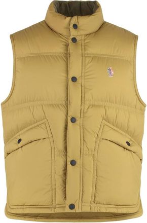 Moncler Gewatteerd Verenjack - Heren - Bodywarmers - Beige - L - Katoen - Jassen