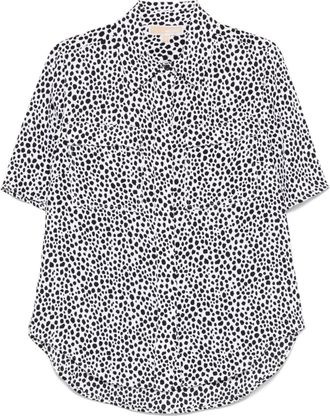 Michael Michael Kors Camicia con stampa ghepardo - Bianco
