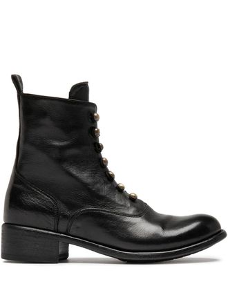 Officine Creative Lis 006 boots - women - Leather/Leather/Rubber - 41 - Black