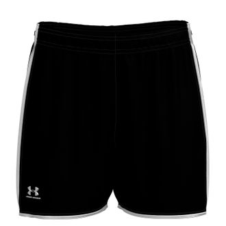 Under Armour Trainingsshorts UNDER ARMOUR UA W CHALLENGER TRAIN SHORT, Damen, Gr. XXL, N-Gr, schwarz,, wei&szlig;, Obermaterial: 100% Polyester, Hosen Trainingsshorts, f