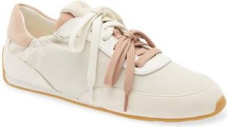 Stuart Weitzman Bondruchesnk Sneaker in Linen/cream/blushful at Nordstrom, Size 10.5