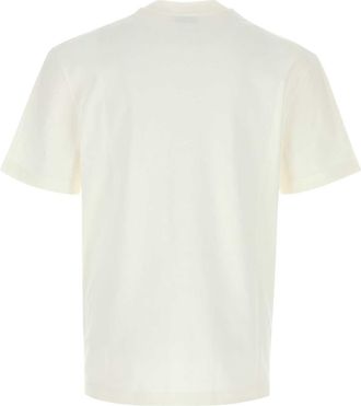 Jil Sander Mens Chest Pocket Cotton T-Shirt White