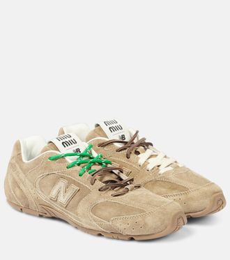 Miu Miu x New Balance 530 SL suede sneakers