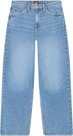 Lee Dames, Jeans, Blauw, Maat: W32 L33 Katoen
