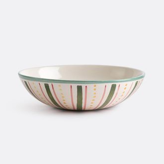 La Redoute Interieurs Geglazuurde aardewerken slakom met motieven, Baldia