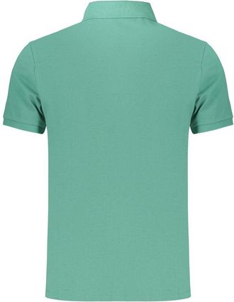 Calvin Klein Embroidered Logo Cotton Polo - Green