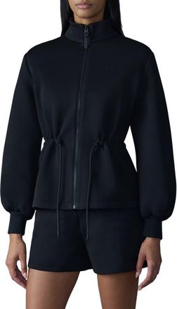 Mackage Finola Double Face Jersey Jacket in Black at Nordstrom, Size X-Small