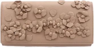Valentino Pre-owned Wallets, female, Beige, Size: ONE SIZE Pre-owned Leather wallets