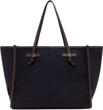Gianni Chiarini Marcella Textured Herringbone Leather Tote