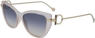 Ferragamo SF 928S 290 Womens Sunglasses Clear Size 55