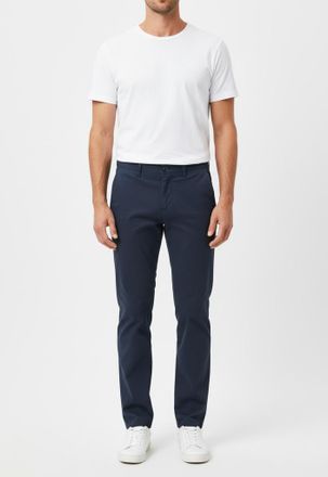 Jack & Jones Chinohose JACK & JONES JPSTMARCO JJERIK CHINO, Herren, Gr. 28, L&auml;nge 30, blau (navy blazer), Web, Obermaterial: 98% Baumwolle, 2% Elasthan, unifarben,