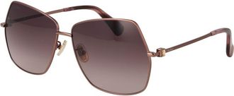 Max Mara Bronze Metal Womens Sunglasses