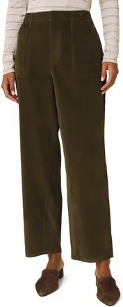 Splendid Marissa Stretch Cotton Corduroy Pants in Green Spruce at Nordstrom, Size X-Large
