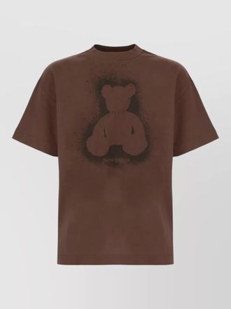 Palm Angels cotton crew neck graphic print t-shirt