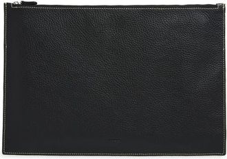 LI&Eacute; STUDIO The Lilith Travel Pouchette in Black Grosgrain at Nordstrom
