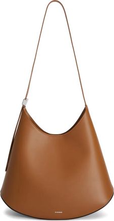 Jil Sander Borsa a spalla Eldorado media - Marrone
