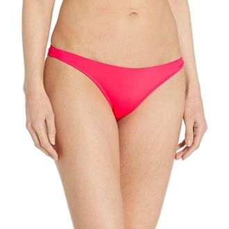 Milly Solid St. Lucia Bikini Bottom In Candy