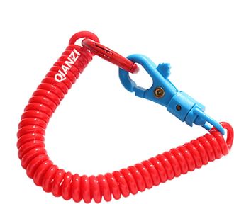 Generic Wrist Coil Key Ring - Vibrant Color Coiled Lanyard | Flexible spirall keyringg | Stretchy spirall keyringg | spirall Retractable Coil Key Chain for Co