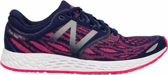 New Balance Womens Fresh Foam Zante V3 Running Shoe In Denim / Pink
