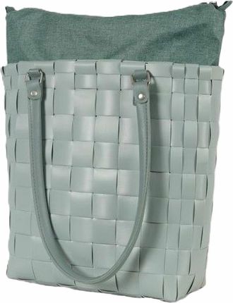 Handed By Soho Recycled Plastic Handbag in Grey/green at Nordstrom, Size Small