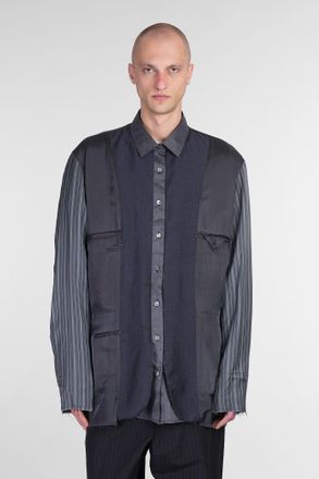 Maison Margiela Casual Jacket In Multicolor Wool