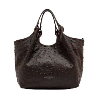 Gianni Chiarini Dames, Tassen, Bruin, Maat: ONE Size Leer