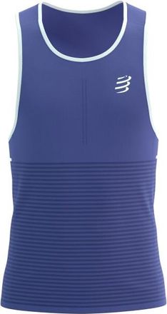 Compressport Pro Racing Singlet Laufshirt f&uuml;r Herren | blau